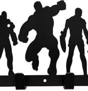 Heavy-Duty Superhero Coat Rack