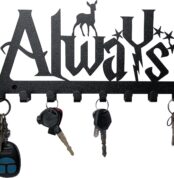 Decorative Metal Key Hooks | Key Holder | Always Sign | Wall Mounted Key Hooks