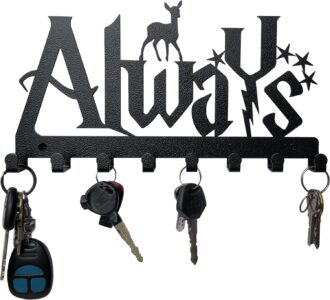 Decorative Metal Key Hooks | Key Holder | Always Sign | Wall Mounted Key Hooks