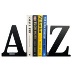 A to Z Decorative Metal Bookends