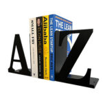 A to Z Decorative Metal Bookends2