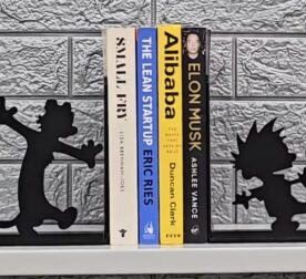 Calvin and Hobbes Bookends