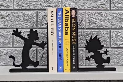 Calvin and Hobbes Bookends