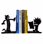 Calvin and Hobbes Bookends Design