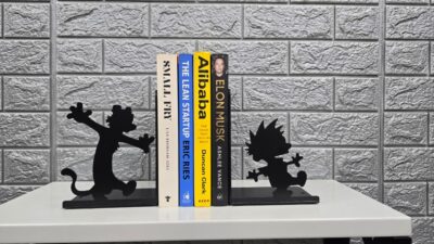 Calvin and Hobbes Bookends1
