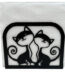 Cat Duo Metal Napkin Holder
