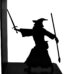 Decorative Bookends - Metal Book Ends - Black Finish - Wizard bookends Magical Bookends