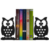 Decorative Owl Metal Bookends