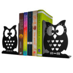 Decorative Owl Metal Bookends1