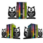 Decorative Owl Metal Bookends3