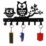 Decorative Owl Metal Key Holder