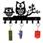 Decorative Owl Metal Key Holder