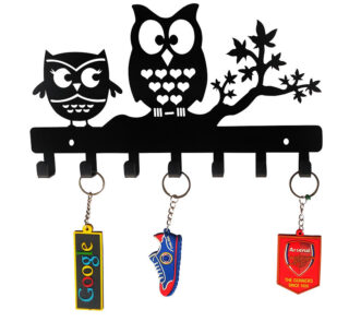 Decorative Owl Metal Key Holder