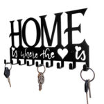 Home Is Where the Heart Is Metal Key Holder1