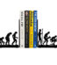 Human Evolution Bookends Decorative Bookends