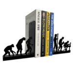 Human Evolution Bookends Decorative Bookends2