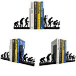 Human Evolution Bookends Decorative Bookends3