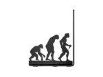 Human Evolution Bookends Decorative Bookends4