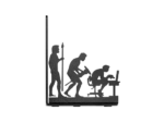 Human Evolution Bookends Decorative Bookends5
