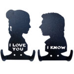 I Love You I Know Metal Wall Coat Hooks