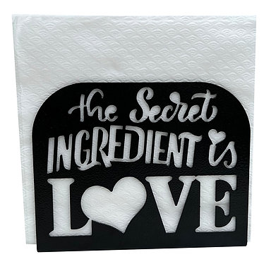 LOVE Metal Napkin Holder