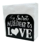 LOVE Metal Napkin Holder1