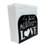 LOVE Metal Napkin Holder2