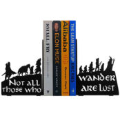 Lord of the Rings Fellowship Metal Silhouette Bookends