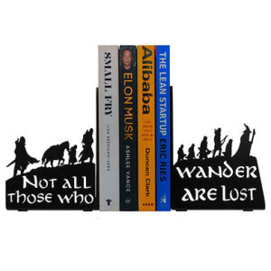 Lord of the Rings Fellowship Metal Silhouette Bookends