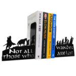 Lord of the Rings Fellowship Metal Silhouette Bookends2