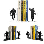 Multi Super Human Metal Bookends2