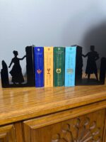 Outlander Bookends, Decorative Metal Bookends, Outlander Gifts for couple2