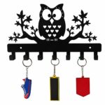 Owl Key Holder, Decorative Metal Key Hanger, Key Holder for Home Wall, Key Rack