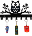 Owl Silhouette Metal Key Holder