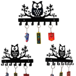 Owl Key Holder, Decorative Metal Key Hanger, Key Holder for Home Wall, Key Rack3