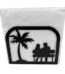 Romantic Couple Metal Napkin Holder