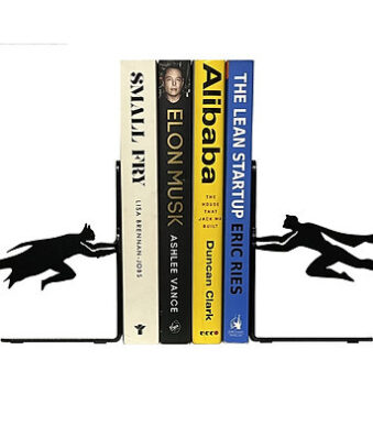 Batman and Superman Metal Bookends