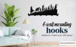 Wall Mounted 6-Hook Metal Organizer1
