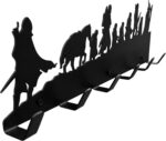 Wall Mounted 6-Hook Metal Organizer3